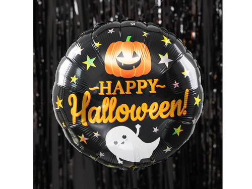 Balon folie Halloween fericit - 45 cm - 1 buc.