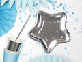 Farfurii cu stea din argint - 18 cm - 6 buc.