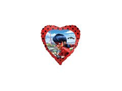 Miraculum balon cu inima din folie - 46 cm - 1 buc.