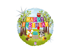 Balon din folie Animale de pădure - 35x35 cm - 1 buc.