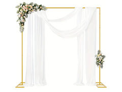 Rama dreptunghiulară aurie pentru baloane - 200 x 200 cm - 1 buc.