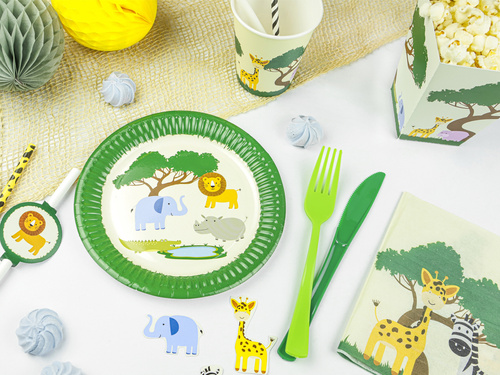 Decor Safari cu două fețe - 12 buc.