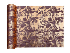 Suport de masă metalizat - roz auriu - 28 cm x 2,5 m - 1 buc.