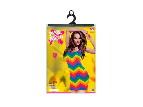 Ținută de petrecere - rochie curcubeu