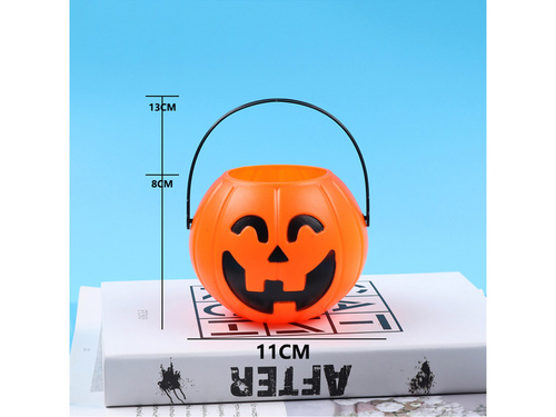 Găleată dovleac Halloween - 11 cm - 1 buc.