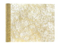 Panglică metalică pentru decorarea mesei - aurie - 30 cm x 5 m - 1 buc.