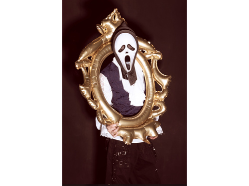 Mască de țipăt cu glugă pentru Halloween - 1 buc.