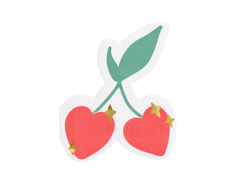 Șervețele cu cireșe - 32 cm - 20 buc.