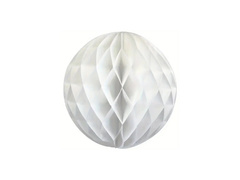 Minge de agățat decor alb - 20 cm - 1 buc.