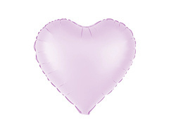 Balon de folie cu inimă lila - 45 cm - 1 buc.