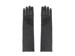 Mănuși de carnaval negre - 38 cm.