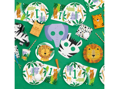 Șervețele pentru ziua de naștere Safari - 16 buc.