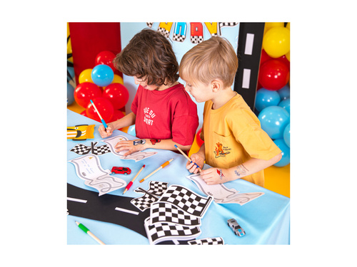 Invitații pentru ziua de naștere Racing - 6 buc.