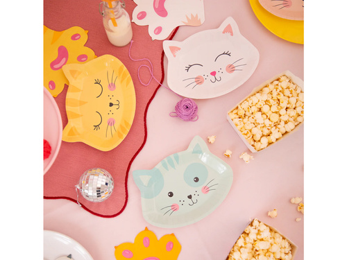 Farfurii pentru pisici - 20,5 x 15 cm - 6 buc.