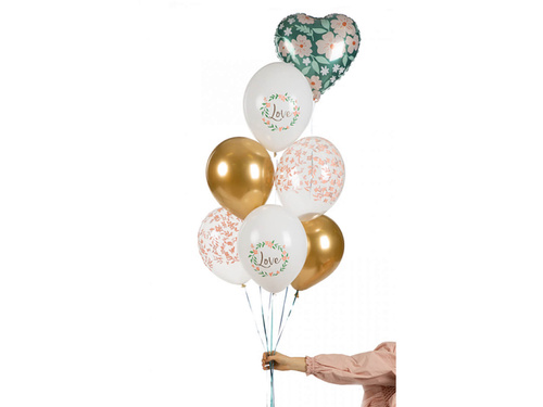 Set de baloane latex Love - 30 cm - 6 buc.