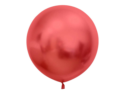 Balon gigant platină roșu deschis - 60 cm - 2 buc.