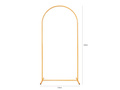 Cadru arc balon auriu - 120 x 220 cm - 1 buc.