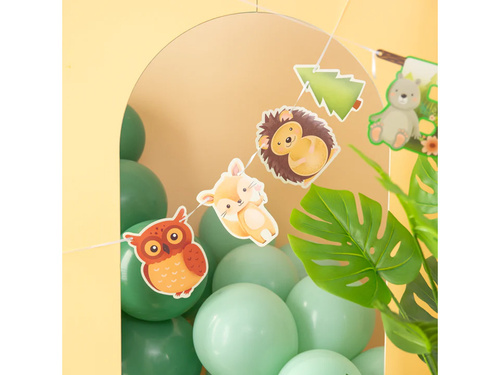 Ghirlandă prieteni din pădure - 200 cm - 1 buc.