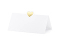 Cărți de vizită pentru masă Heart - 10 x 5 cm - 10 buc.