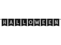 Banner argintiu de Halloween - 1 buc.