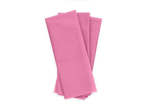 Hârtie decorativă pentru împachetat cadouri roz - 50 x 70 cm - 10 buc.