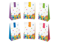 Pungi de hârtie Blocuri - 6 buc.