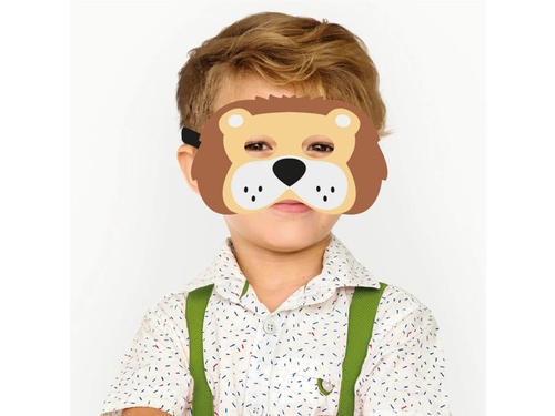 Mască leu din fetru - 1 buc.