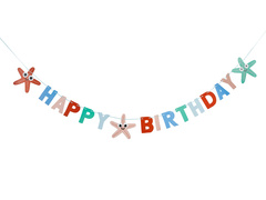 Ghirlanda Happy Birthday - 200 cm - 1 buc.