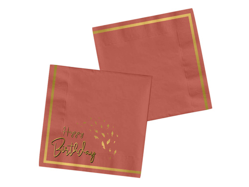 Șervețele Happy Birthday - 33 cm - 20 buc.