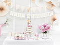 Banner Just Married - alb - 155 cm - 1 buc.