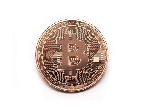 Bitcoin BTC în capac - monedă de colecție