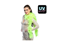 Eșarfă pană BOA - verde deschis UV - 180 cm