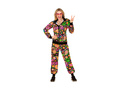 Costum de petrecere - neon peace & love pentru Hippie (trening)