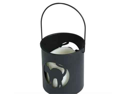 Lanternă cu lumânare LED pentru Halloween - 10 cm - 1 buc.