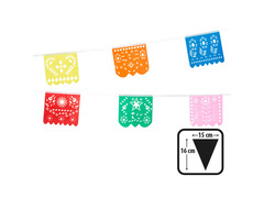 Banner cu steagul Mexicului - 6 m - 1 buc.