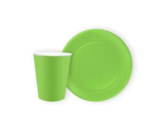 Set de hârtie verde deschis - 24 de bucăți.