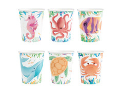 Pahare aniversare Ocean - 220 ml - 6 buc.