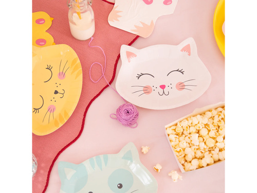 Farfurii pentru pisici - 20,5 x 15 cm - 6 buc.