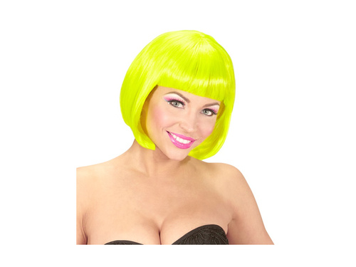 Peruca Valentina galben neon