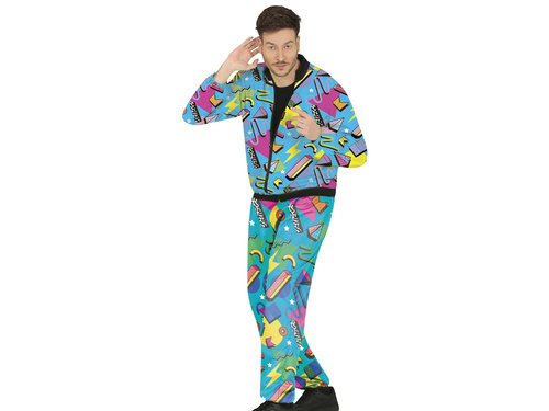 Trening albastru costum disco - 1 buc.