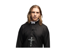 Colier cruce preoțească din argint