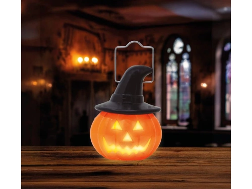 Lanternă cu dovleac de Halloween - 8 cm - 1 buc.