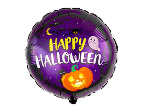 Balon folie Halloween fericit - 46 cm - 1 buc.