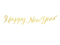 Happy New Year banner auriu - 120 cm - 1 buc.