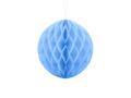 Decorațiune suspendată cu bilă albastru deschis - 20 cm - 1 buc.