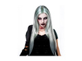 Peruca lunga gri zombie