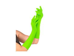Mănuși lungi verde neon 40 cm