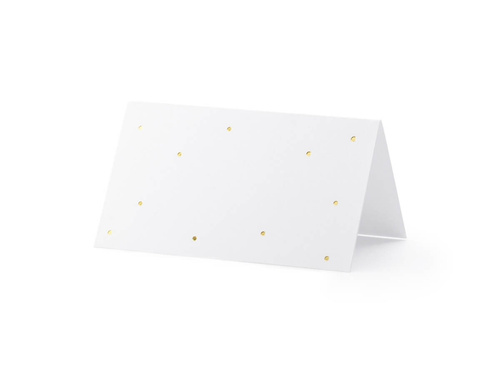 Cărți de vizită pentru masă Dots - 9,5 x 5,5 cm - 10 buc.