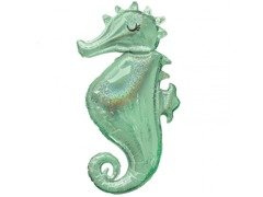 Balon din folie Căluț de mare - 98 cm - 1 buc.