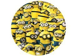 Vafe decorative pentru tort Minions - 20 cm